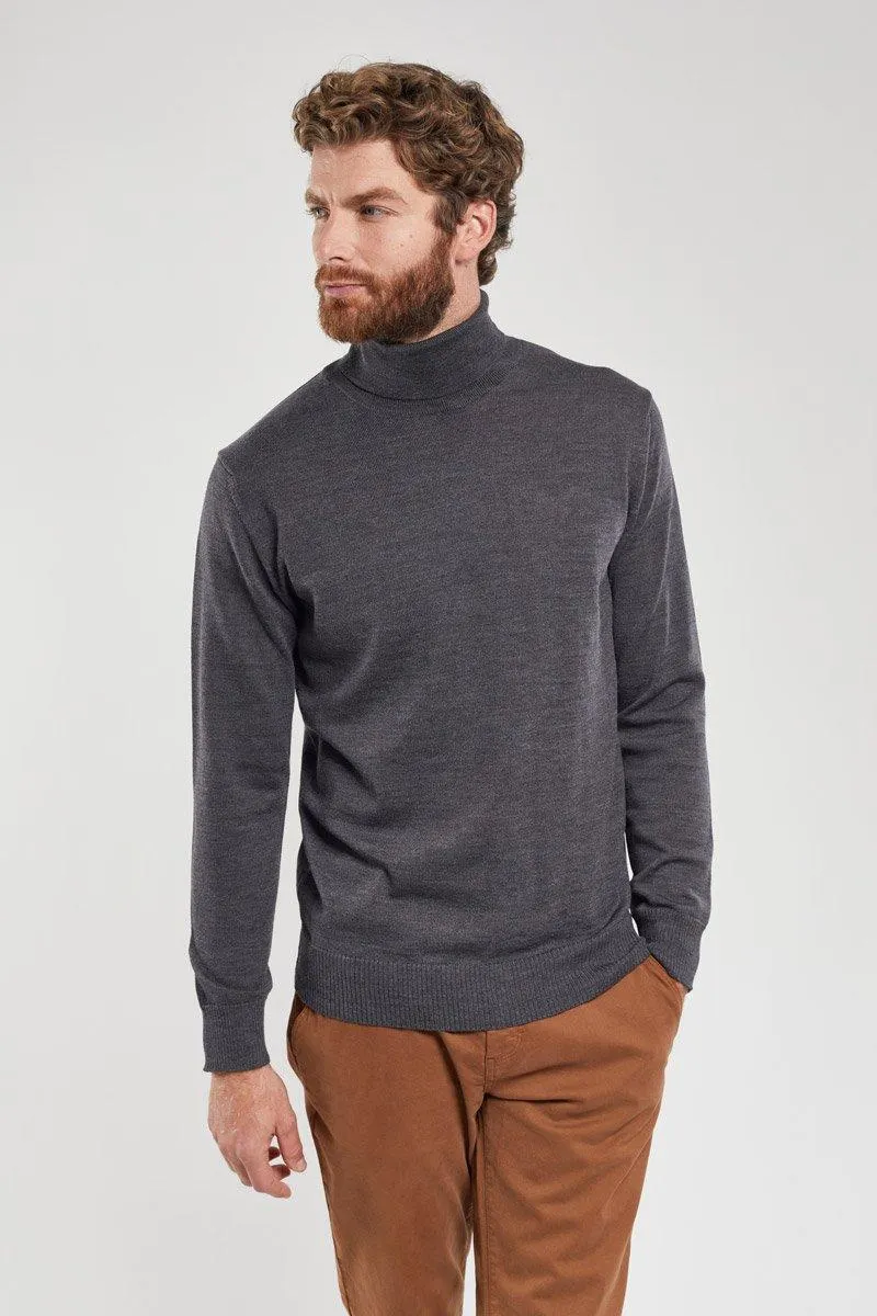 Pull col roulé "Ferel" - laine mérinos