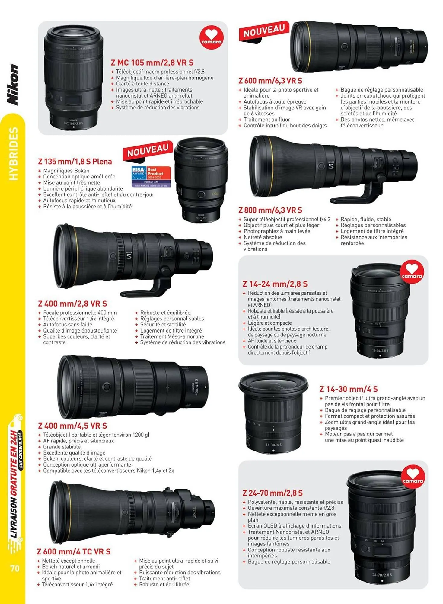 Catalogue Camara du 2 juillet au 31 décembre 2025 - Catalogue page 70