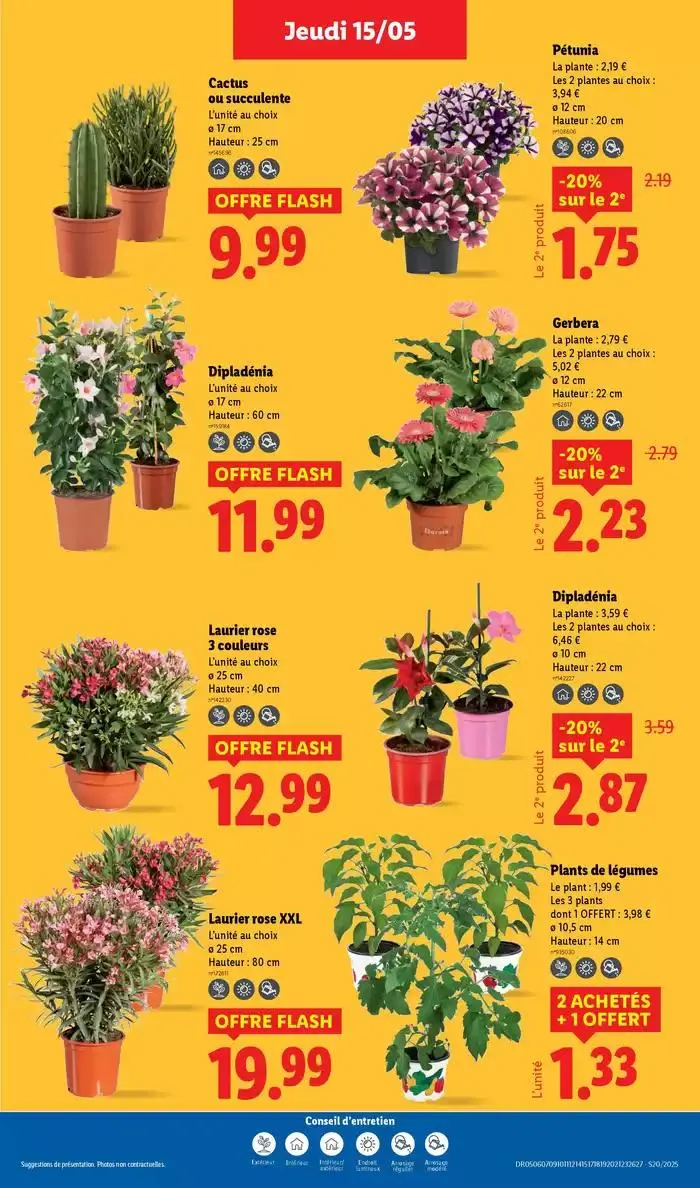 Profitez d'une large sélection de produits à prix réduits chez Lidl ! du 15 mai au 21 mai 2025 - Catalogue page 29