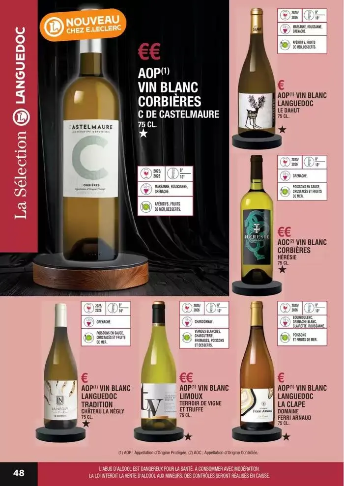 GUIDE DES VINS 2025 2026 du 27 février au 31 janvier 2027 - Catalogue page 48