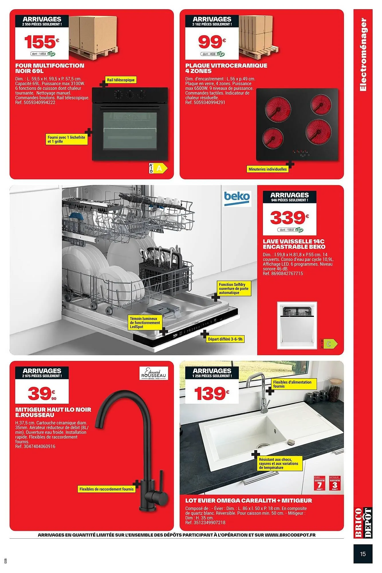 Catalogue Brico Dépôt du 6 mars au 19 mars 2026 - Catalogue page 15