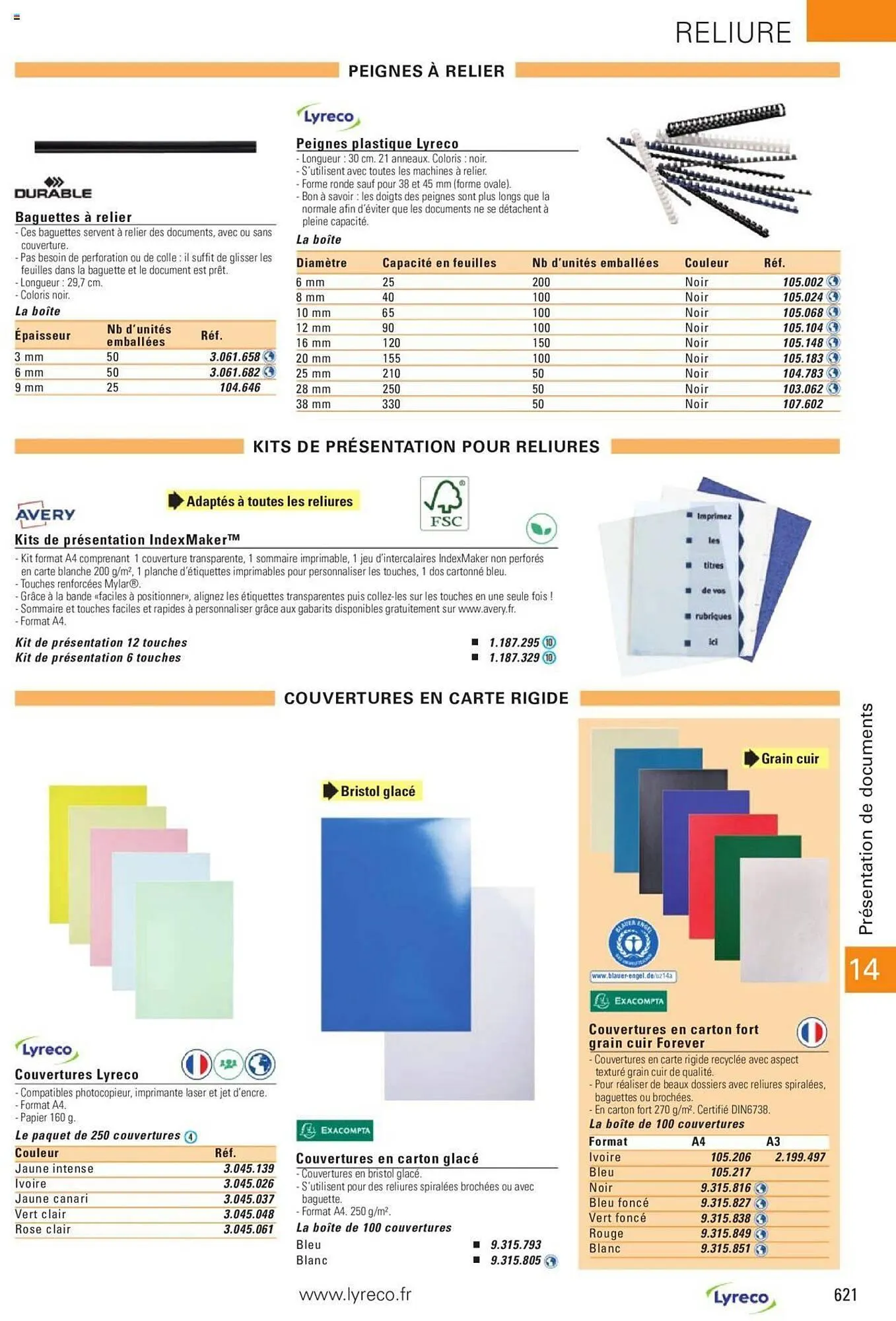 Catalogue Lyreco du 15 mai au 31 décembre 2023 - Catalogue page 621
