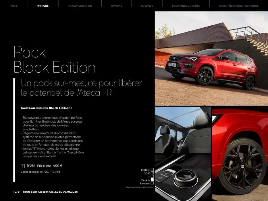 SEAT Ateca du 3 janvier au 3 janvier 2026 - Catalogue page 10