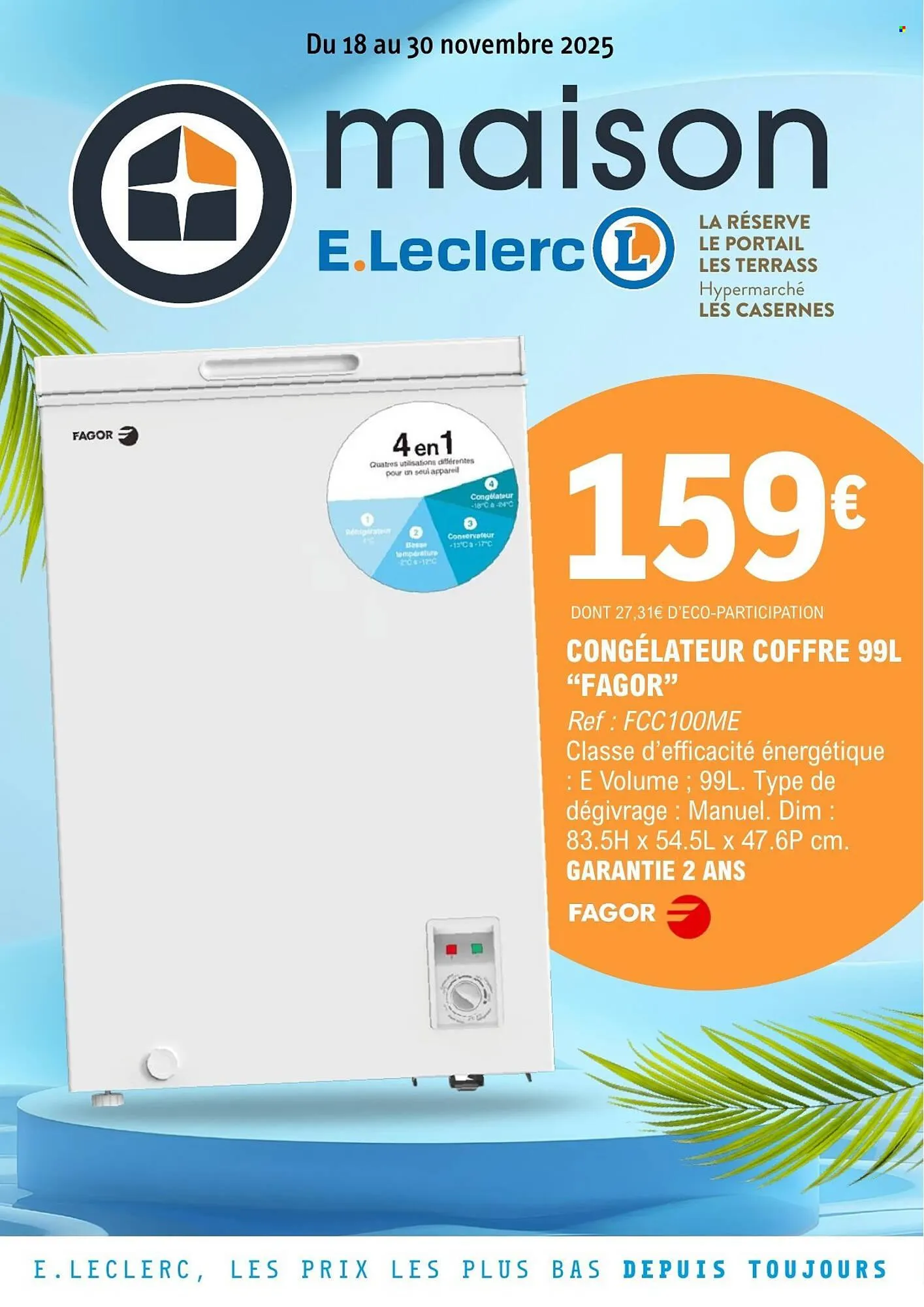Catalogue E.Leclerc du 18 novembre au 30 novembre 2025 - Catalogue page 1