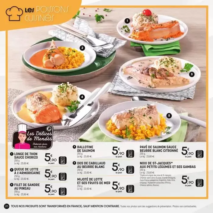 Carte traiteur permanente du 17 avril au 31 mars 2026 - Catalogue page 26