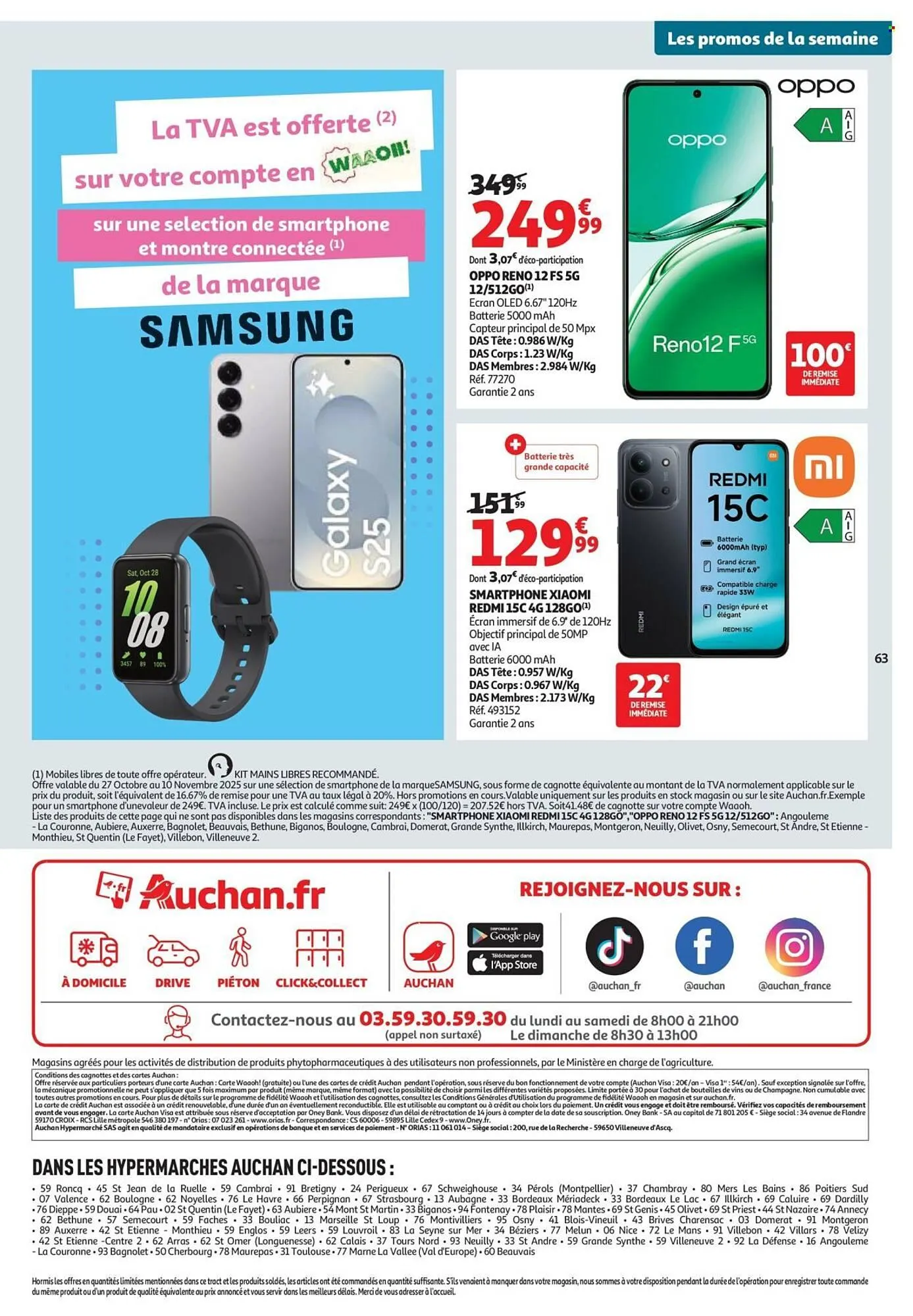 Catalogue Auchan du 28 octobre au 9 novembre 2025 - Catalogue page 63