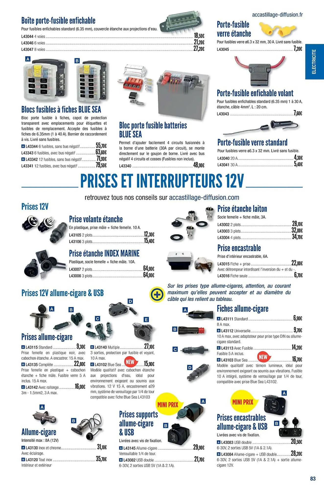 Catalogue Accastillage Diffusion du 1 mars au 31 décembre 2023 - Catalogue page 85