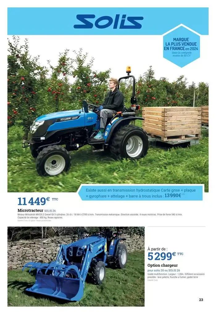 Spécial motoculture du 26 février au 31 mai 2025 - Catalogue page 23