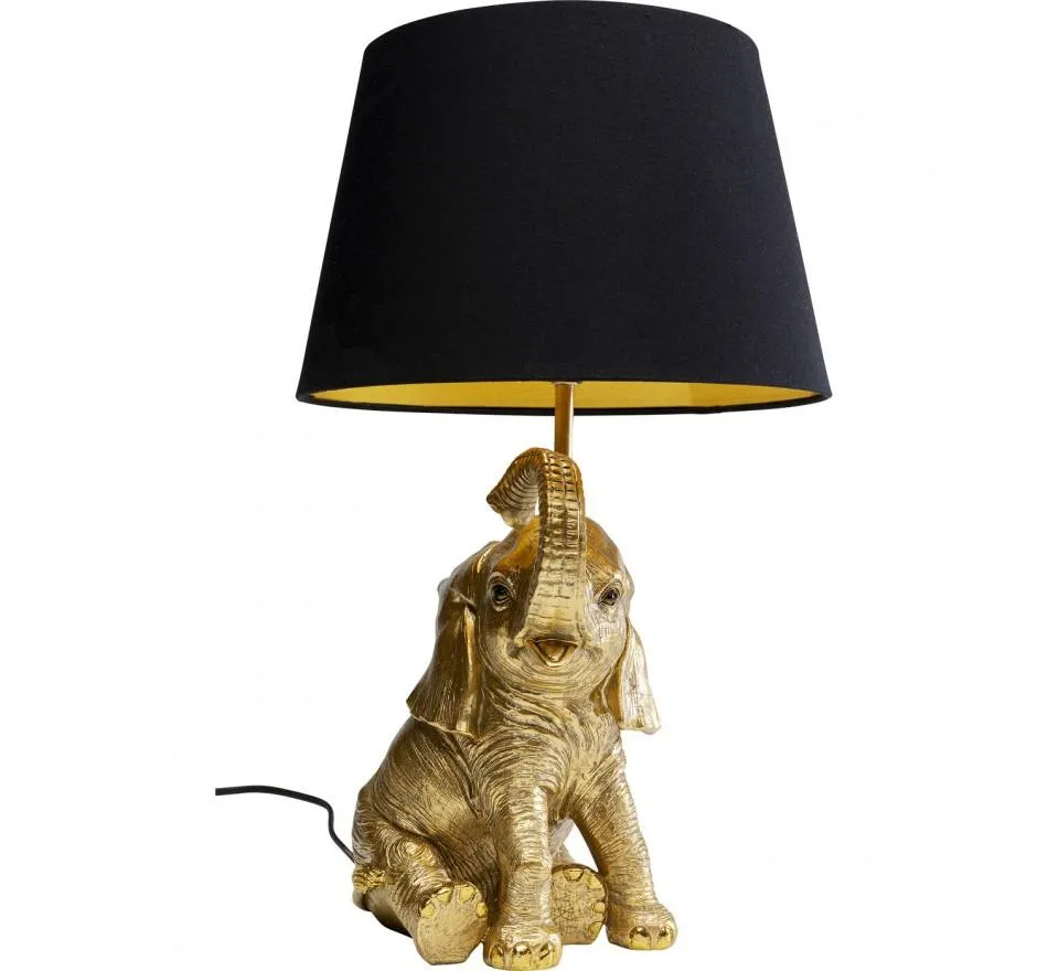 Lampe éléphant doré Kare Design