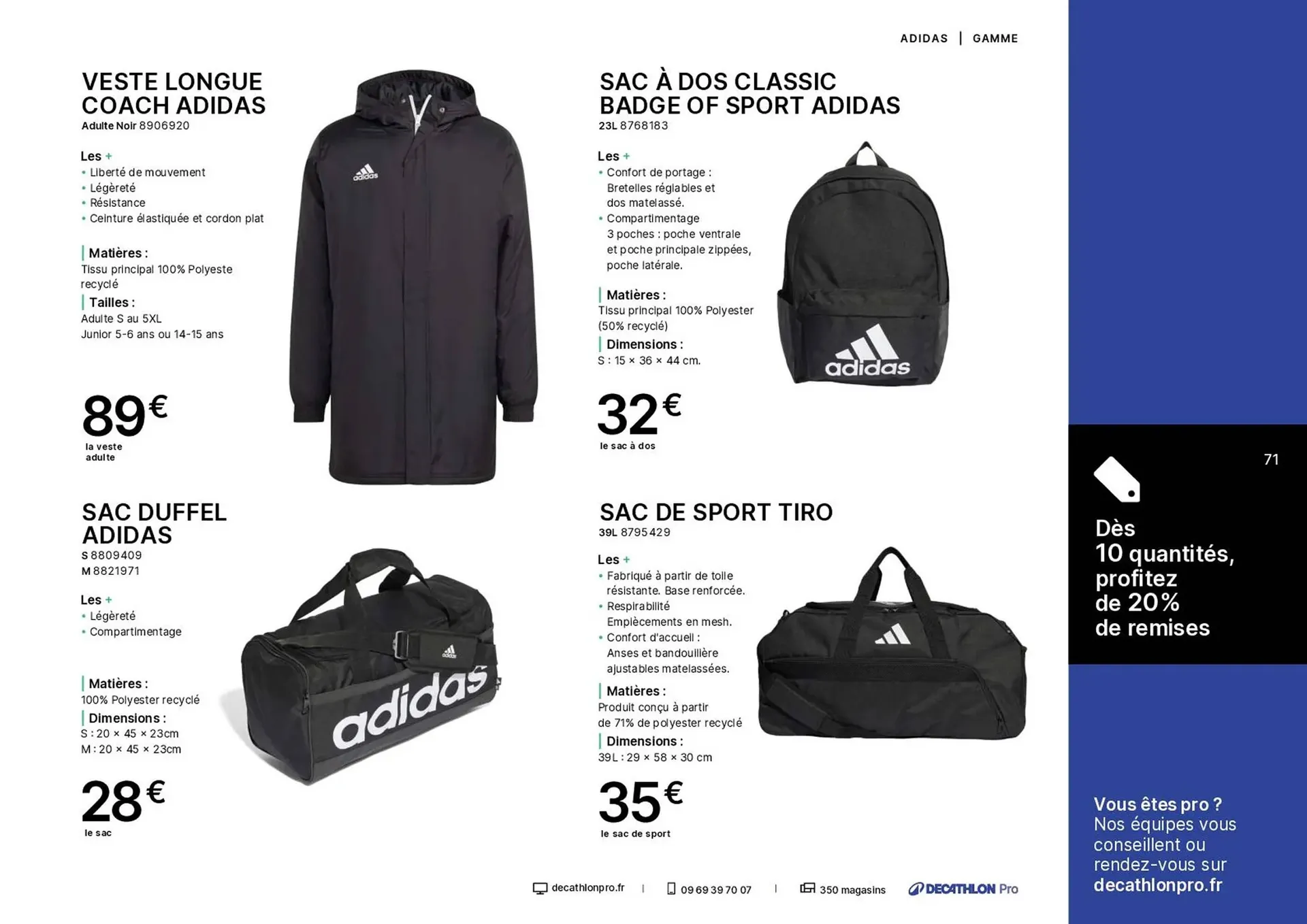 Catalogue Decathlon du 14 mai au 31 août 2025 - Catalogue page 71