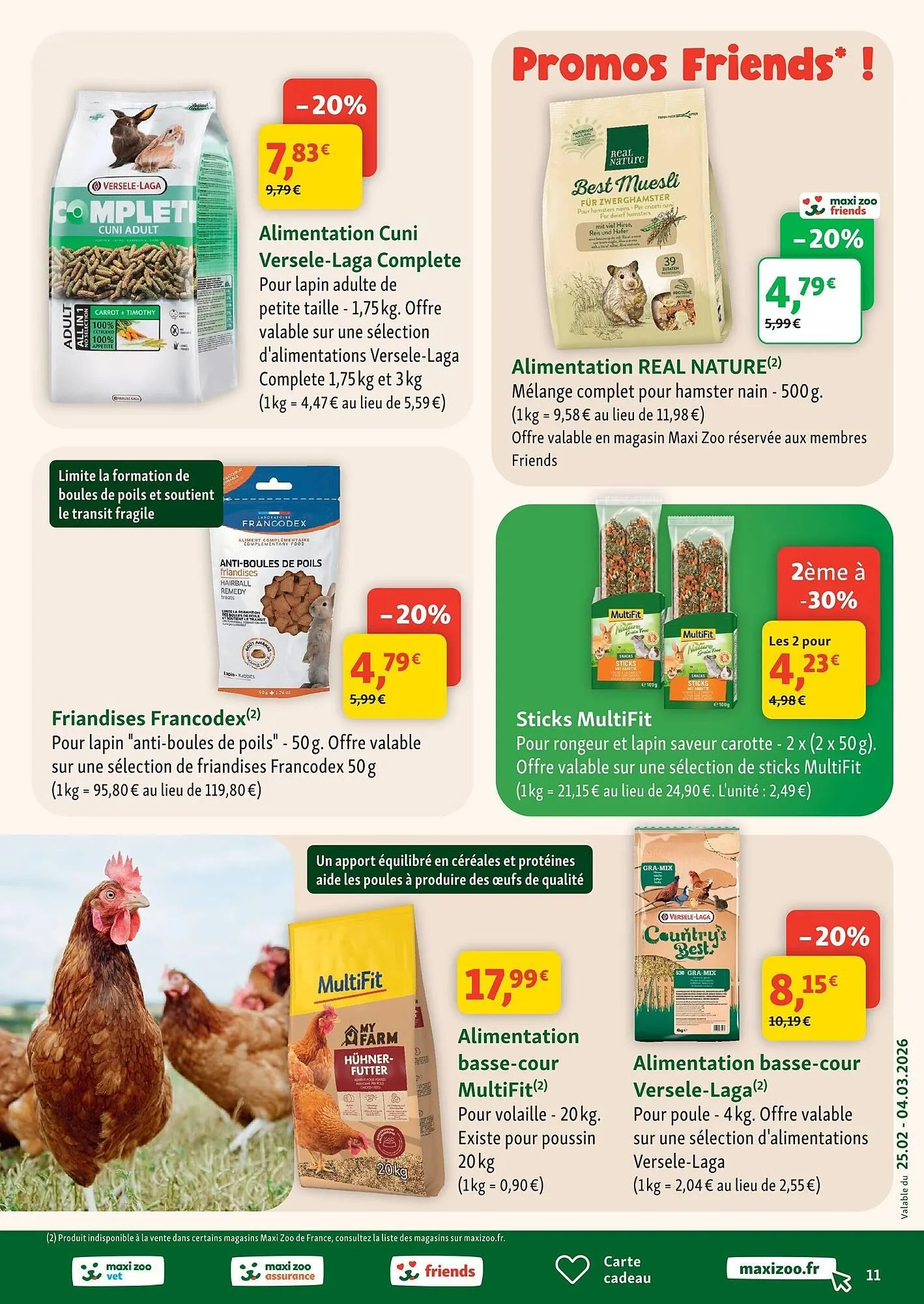 Catalogue Maxi Zoo du 25 février au 4 mars 2026 - Catalogue page 11
