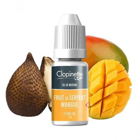 FRUIT DU SERPENT MANGUE SEL DE NICOTINE 10ML CLOPINETTE