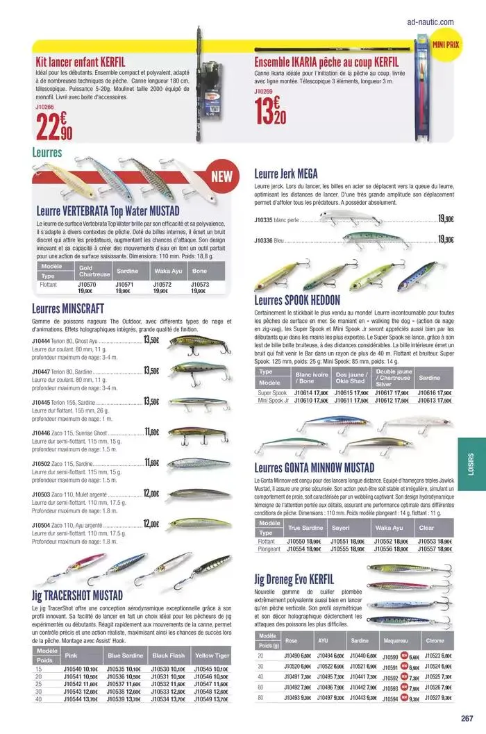 Catalogue Accastillage Diffusion 2025 du 1 janvier au 31 décembre 2025 - Catalogue page 269