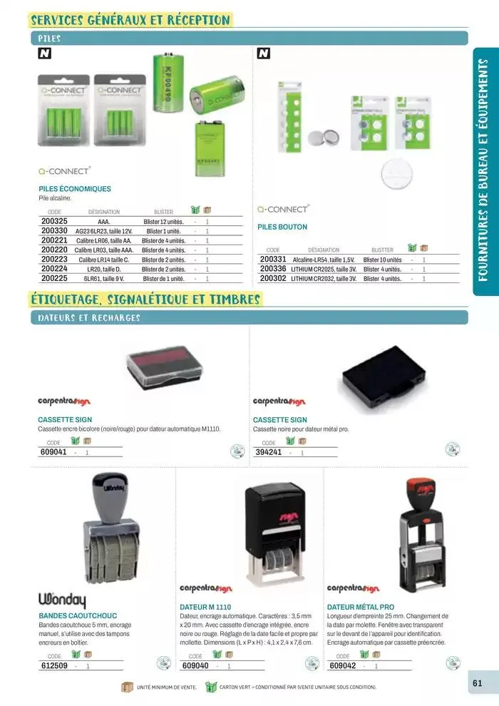 Nos Catalogues Thématiques du 1 janvier au 31 décembre 2025 - Catalogue page 63