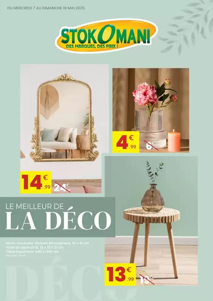 LE MEILLEUR DE LA DÉCO du 7 mai au 18 mai 2025 - Catalogue page 1