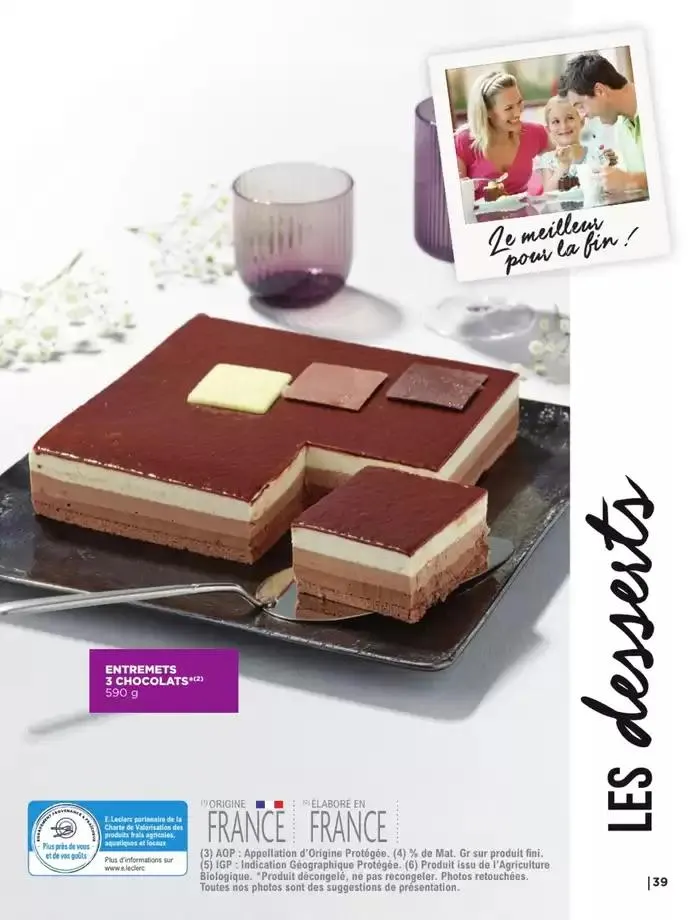 CARTE TRAITEUR PERMANENTE - MIXTE du 9 mai au 31 décembre 2025 - Catalogue page 39