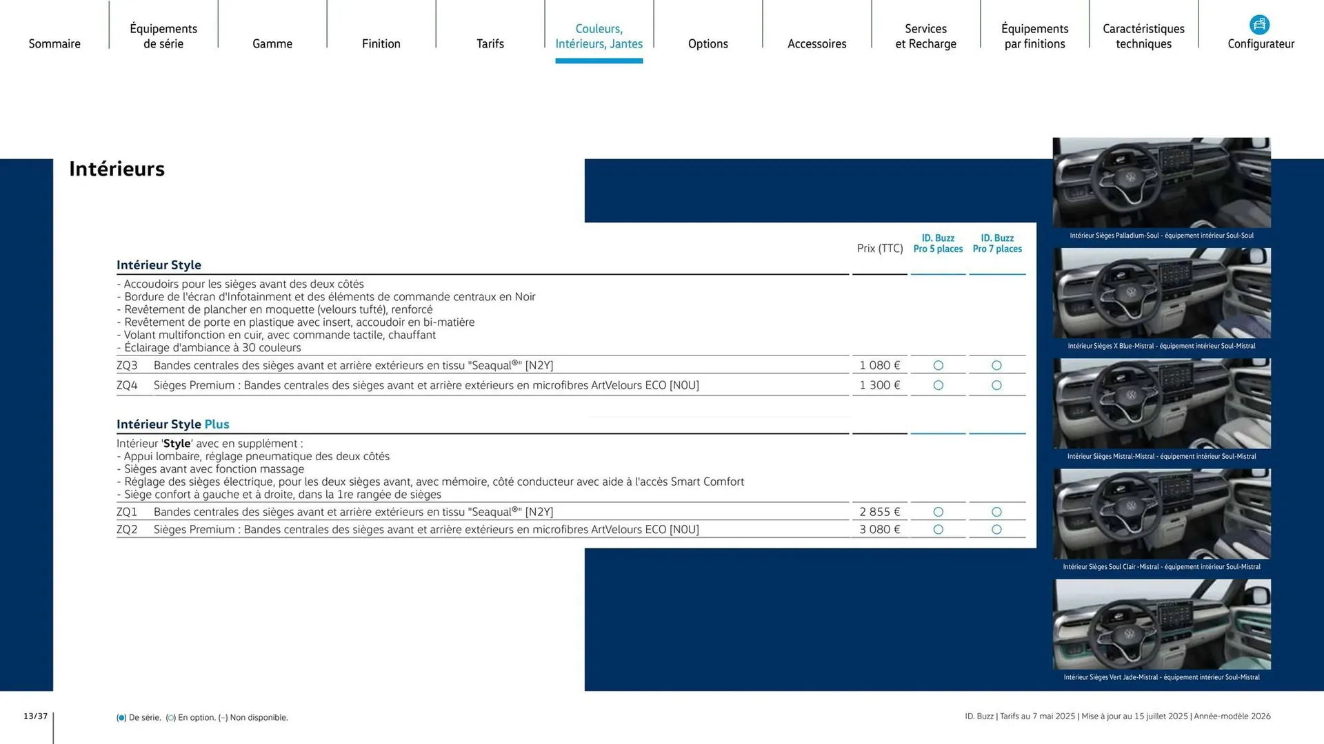 Catalogue Volkswagen du 7 août au 31 mars 2026 - Catalogue page 13