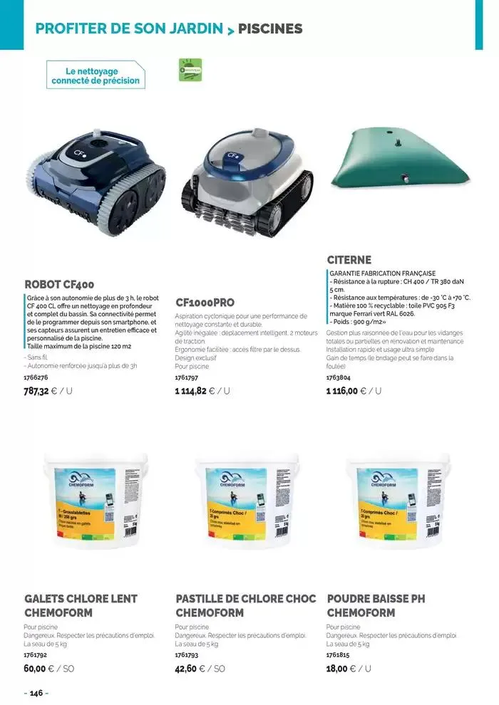 Aménagements Extérieurs 2025 du 30 avril au 31 décembre 2025 - Catalogue page 146