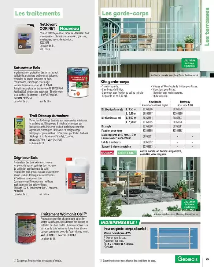 Aménagements Extérieurs 2025 du 1 janvier au 31 décembre 2025 - Catalogue page 25