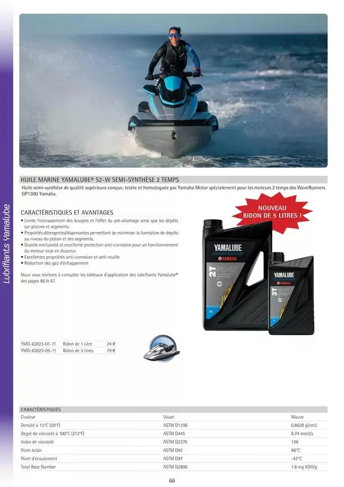Catalogue Yamaha Marine - Accessoires Marine 2025 du 1 mars au 31 mars 2025 - Catalogue page 66
