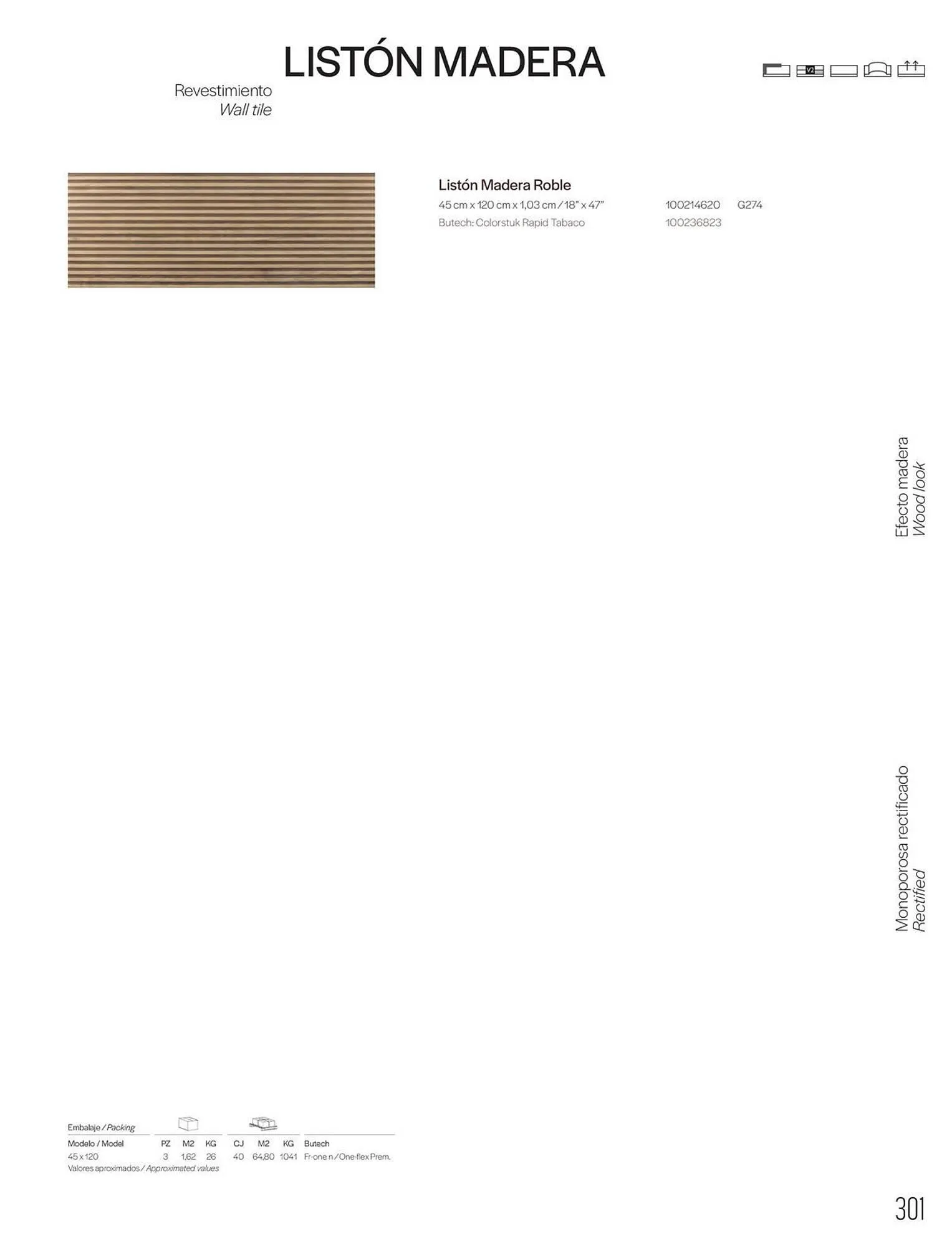 Catalogue Porcelanosa du 27 janvier au 31 décembre 2025 - Catalogue page 303