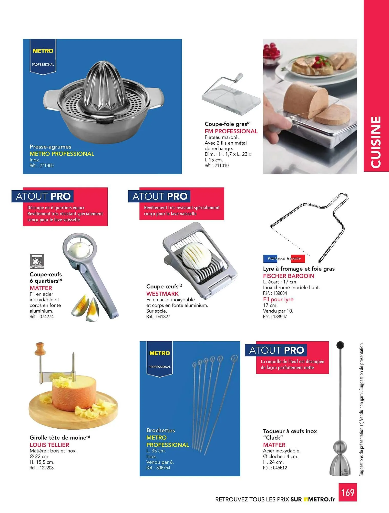 Catalogue METRO du 1 janvier au 31 décembre 2026 - Catalogue page 169
