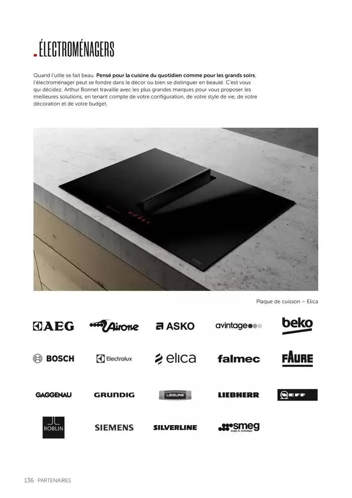VOUS NE TROUVEREZ PAS VOTRE CUISINE DANS CE CATALOGUE du 16 janvier au 30 avril 2025 - Catalogue page 136