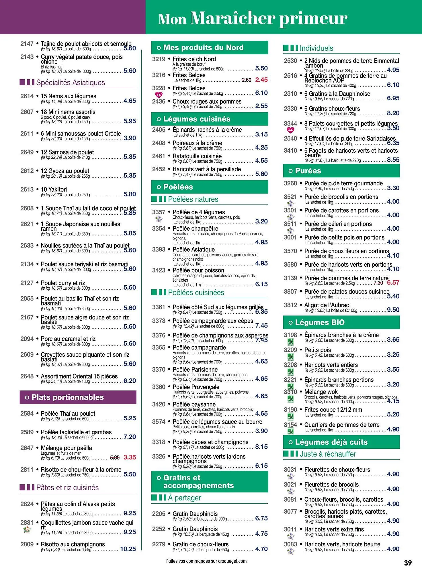 Catalogue Croque Gel du 29 mars au 5 mai 2024 - Catalogue page 39