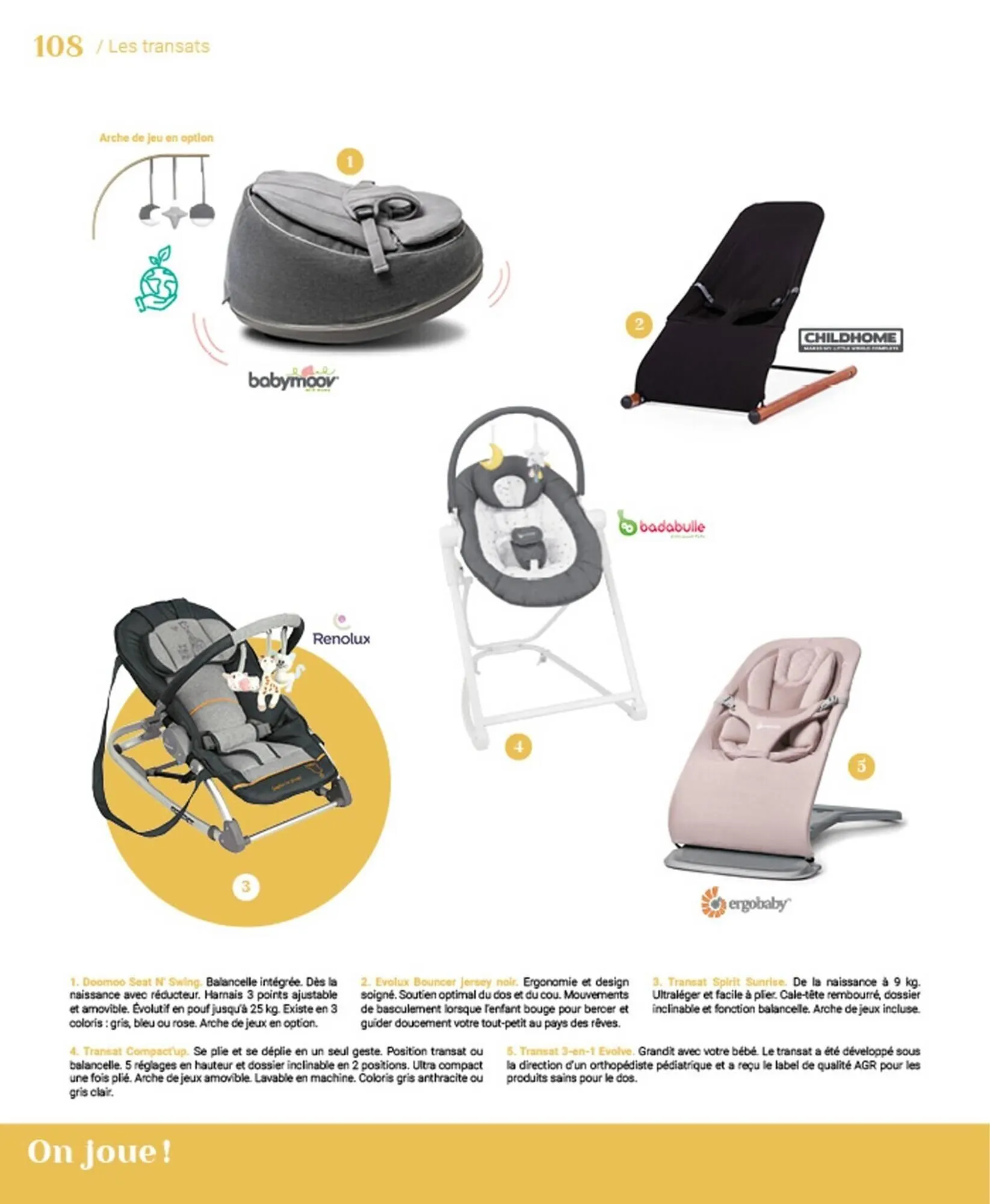 Catalogue autour de bébé du 31 mars au 31 janvier 2024 - Catalogue page 110