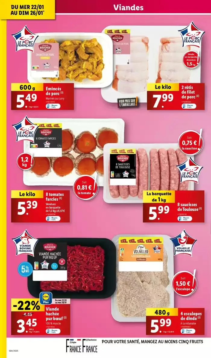 Lidl vous invite à un voyage culinaire en Asie avec leur gamme Vitasia! du 22 janvier au 28 janvier 2025 - Catalogue page 6