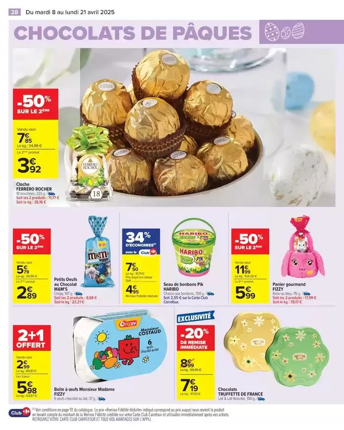 JOYEUSES PÂQUES & MEILLEURS PRIX du 8 avril au 21 avril 2025 - Catalogue page 30