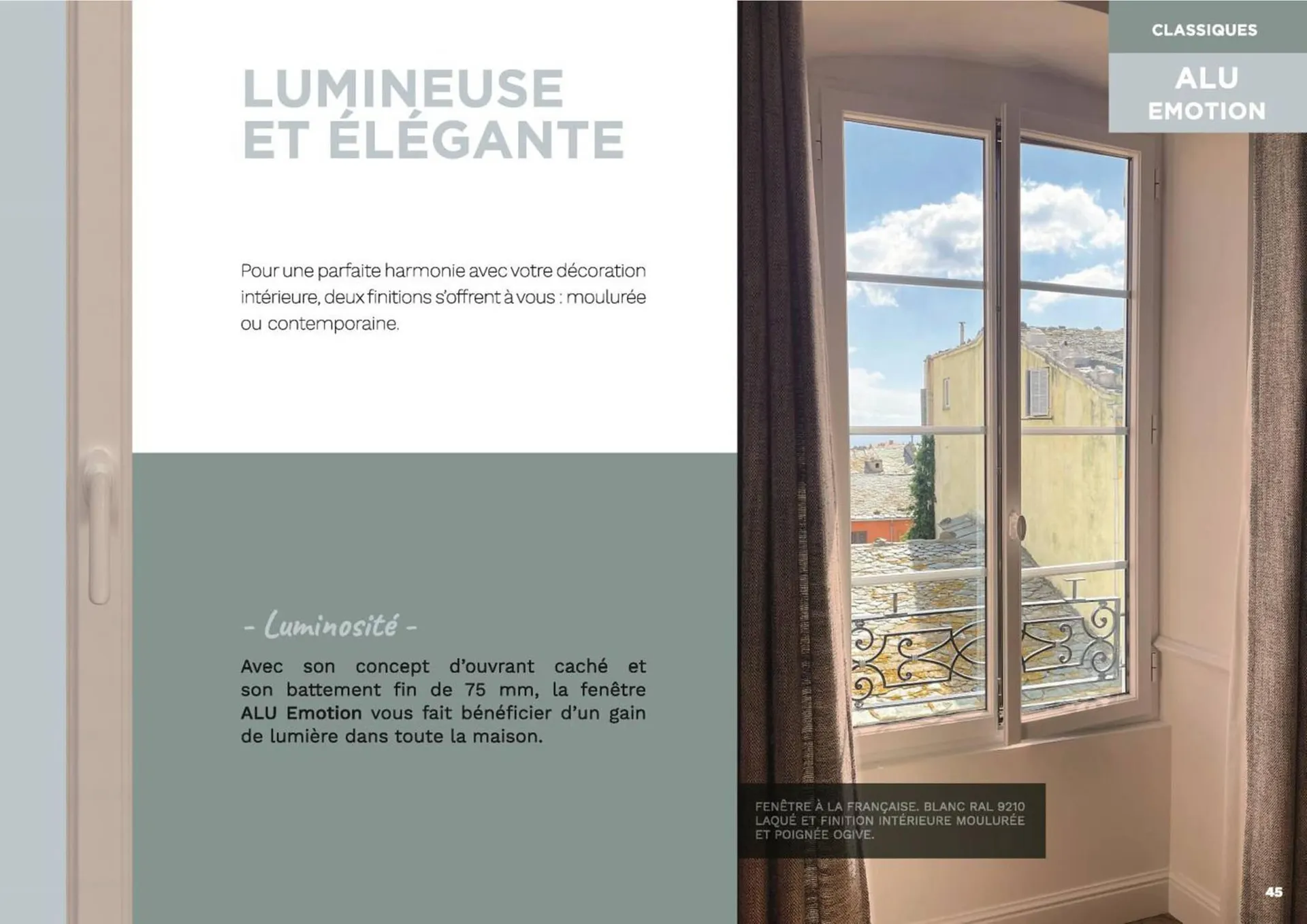 Catalogue Art & Fenêtres du 29 août au 31 décembre 2023 - Catalogue page 45