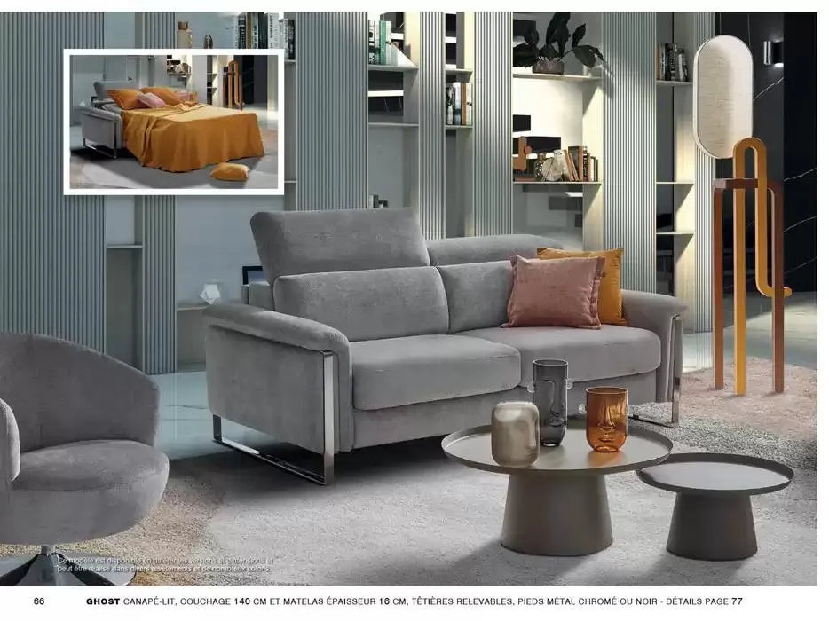 Catalogue Canapés et Fauteuils 2025  du 1 janvier au 31 décembre 2025 - Catalogue page 66