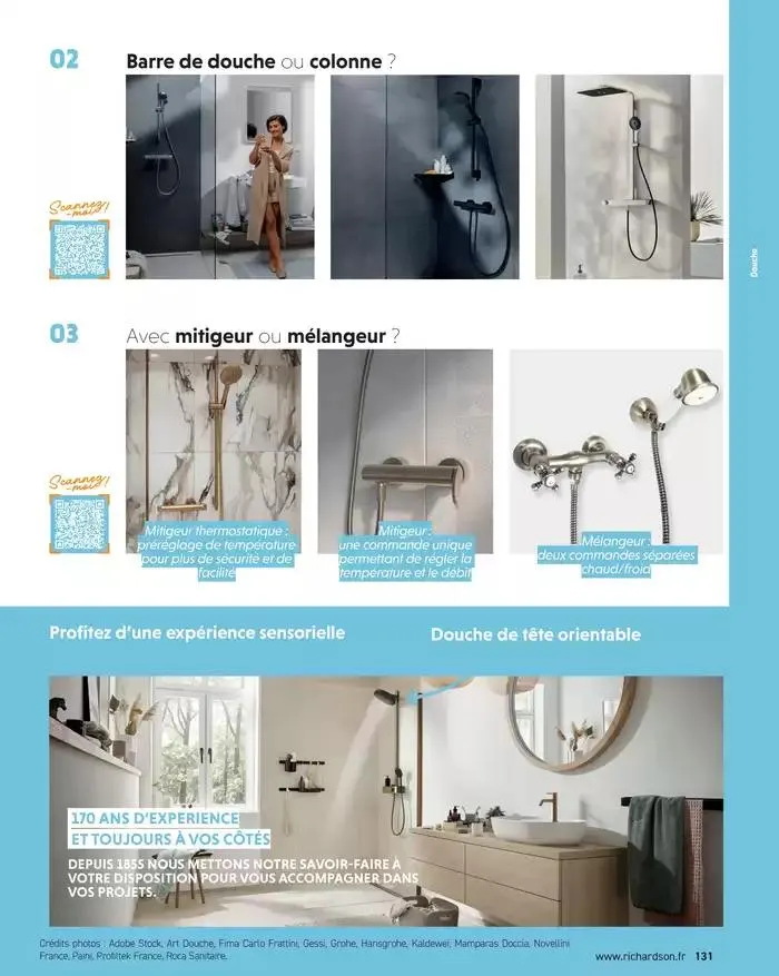 SALLE DE DE BAINS ET CARRELAGE 2025 du 11 avril au 31 décembre 2025 - Catalogue page 133