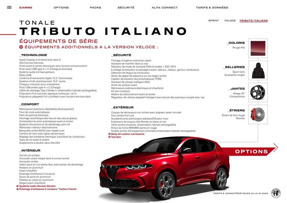 Alfa Romeo TONALE du 25 avril au 25 avril 2025 - Catalogue page 10