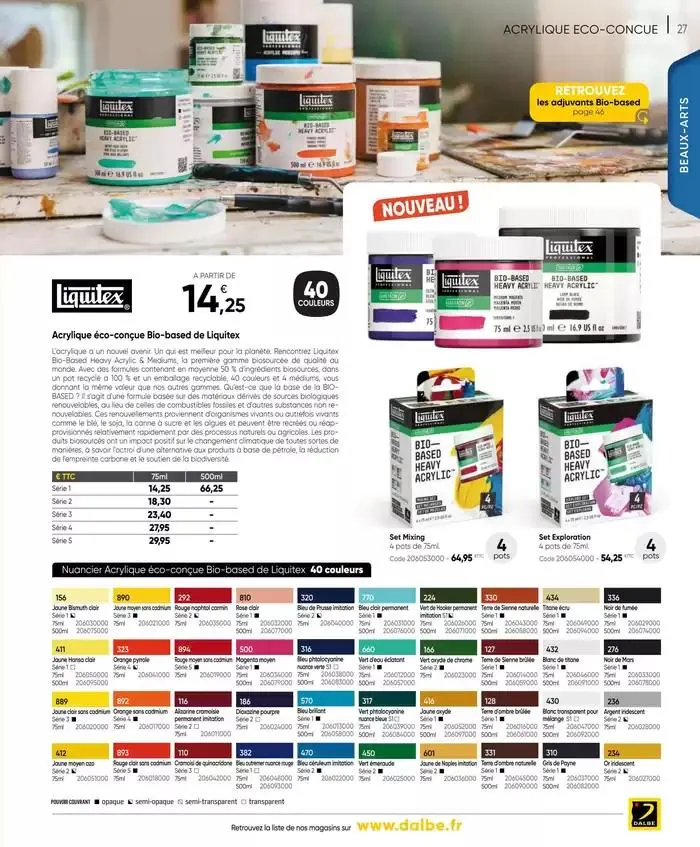 CATALOGUE DALBE 2025 du 27 janvier au 31 décembre 2025 - Catalogue page 29