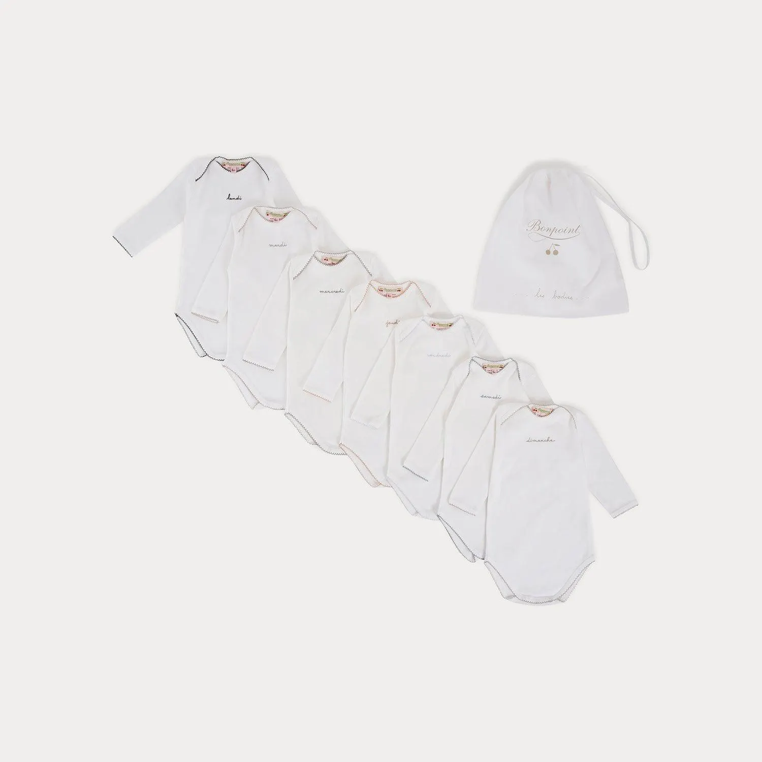 Lot de bodys blanc