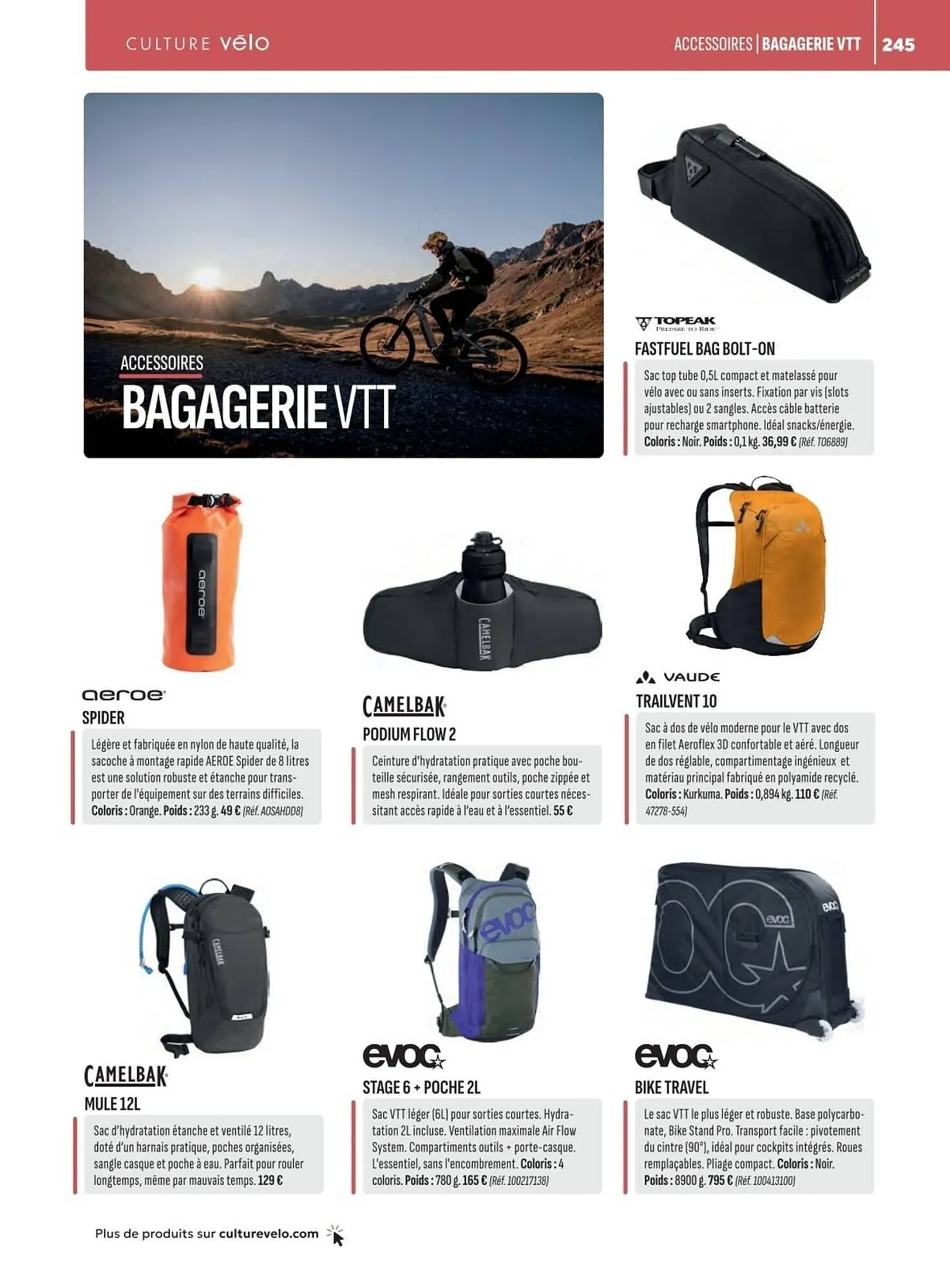 Catalogue Culture Vélo du 19 décembre au 31 décembre 2026 - Catalogue page 245