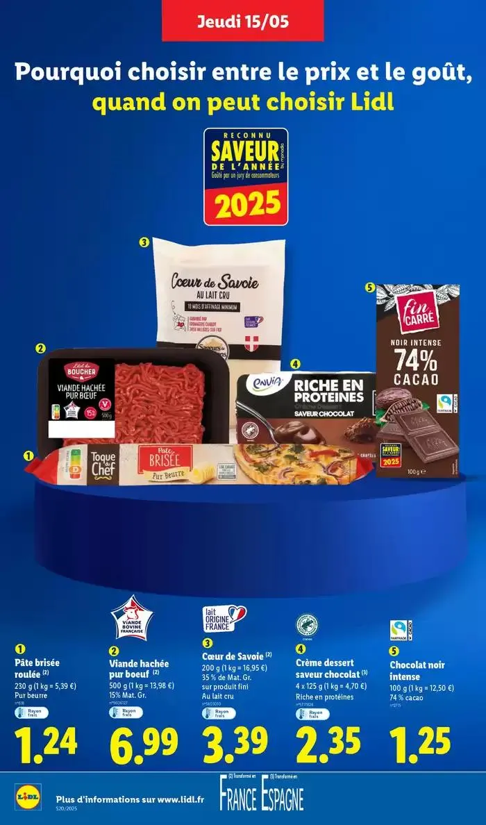 Profitez d'une large sélection de produits à prix réduits chez Lidl ! du 15 mai au 21 mai 2025 - Catalogue page 10