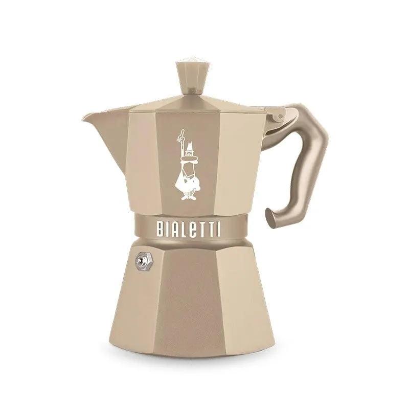 Cafetière 3 tasses Moka Exclusive Induction Sand Bialetti