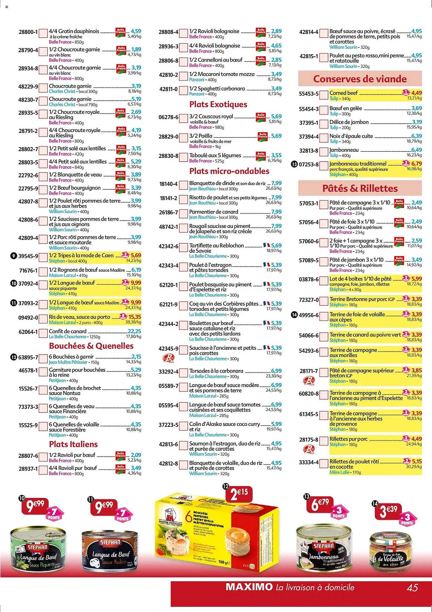 Catalogue Maximo du 24 octobre au 23 novembre 2025 - Catalogue page 45