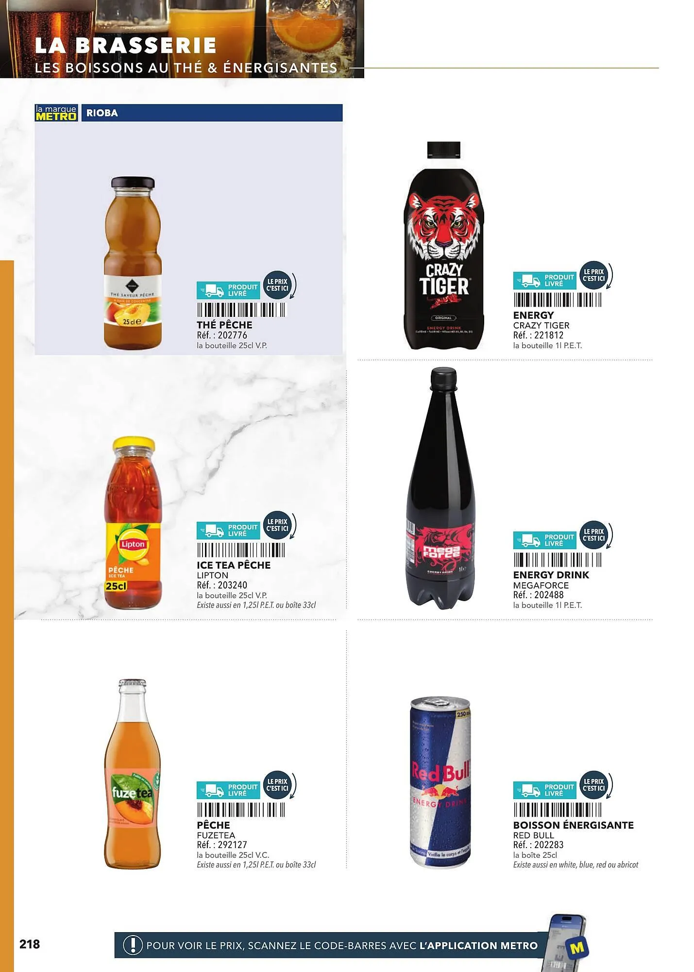Catalogue METRO du 2 mars au 31 décembre 2025 - Catalogue page 218
