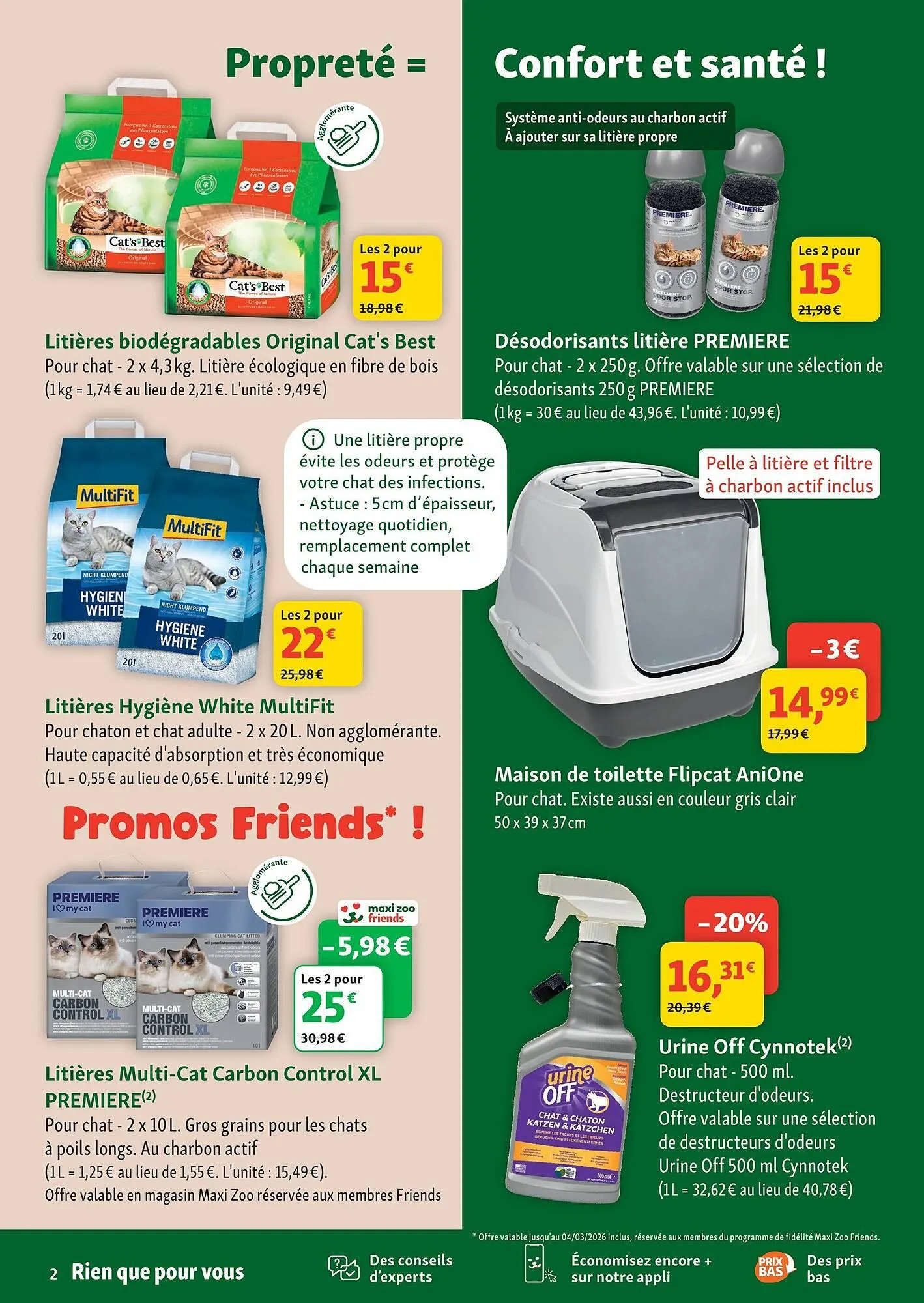 Catalogue Maxi Zoo du 25 février au 4 mars 2026 - Catalogue page 2