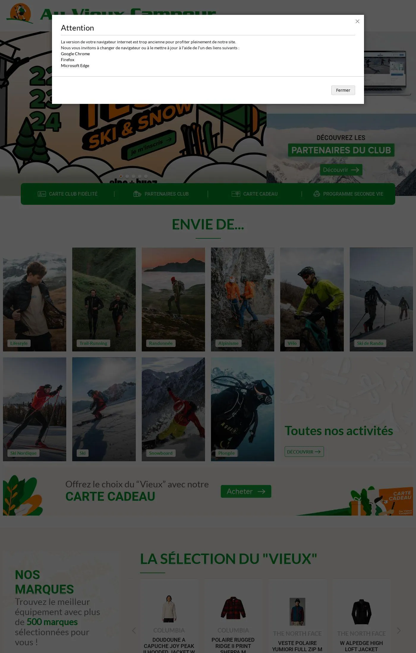 Au Vieux Campeur Catalogue actuel - 1