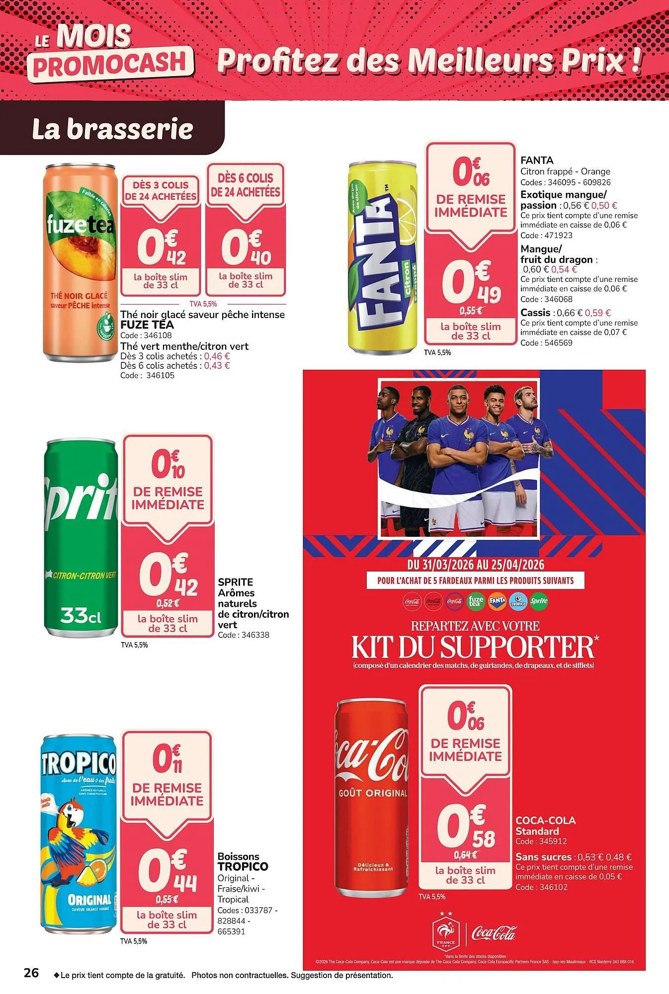 Catalogue Promocash du 31 mars au 25 avril 2026 - Catalogue page 26