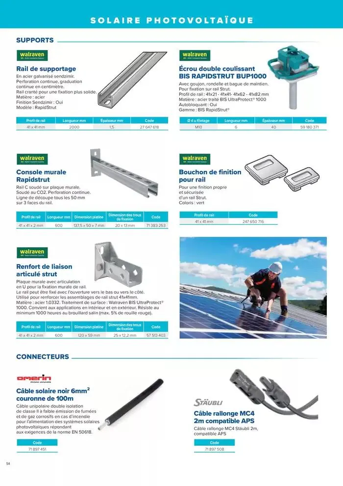 L'UNIVERS CHAUFFAGE, CLIMATISATION & PHOTOVOLTAÏQUE du 1 janvier au 31 décembre 2026 - Catalogue page 54