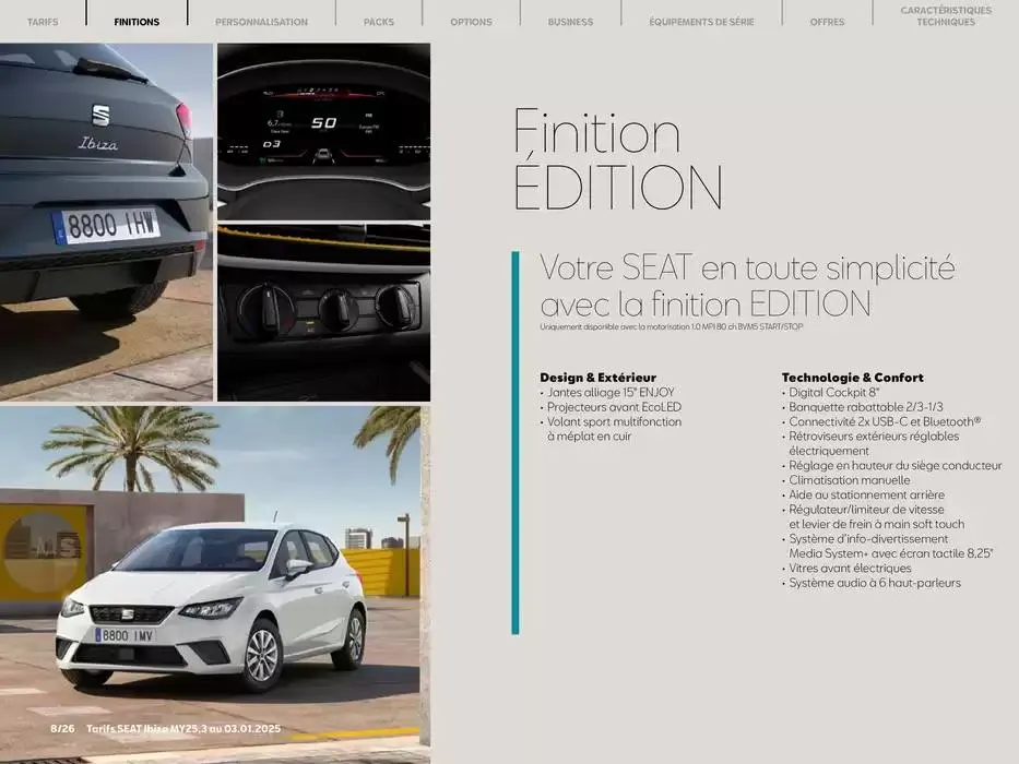 SEAT Ibiza du 21 janvier au 21 janvier 2026 - Catalogue page 8