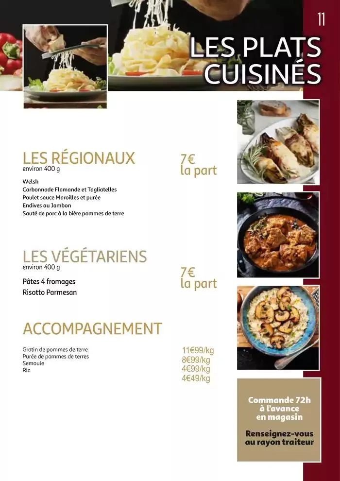 Auchan : Le traiteur d'ENGLOS du 9 avril au 31 août 2025 - Catalogue page 11