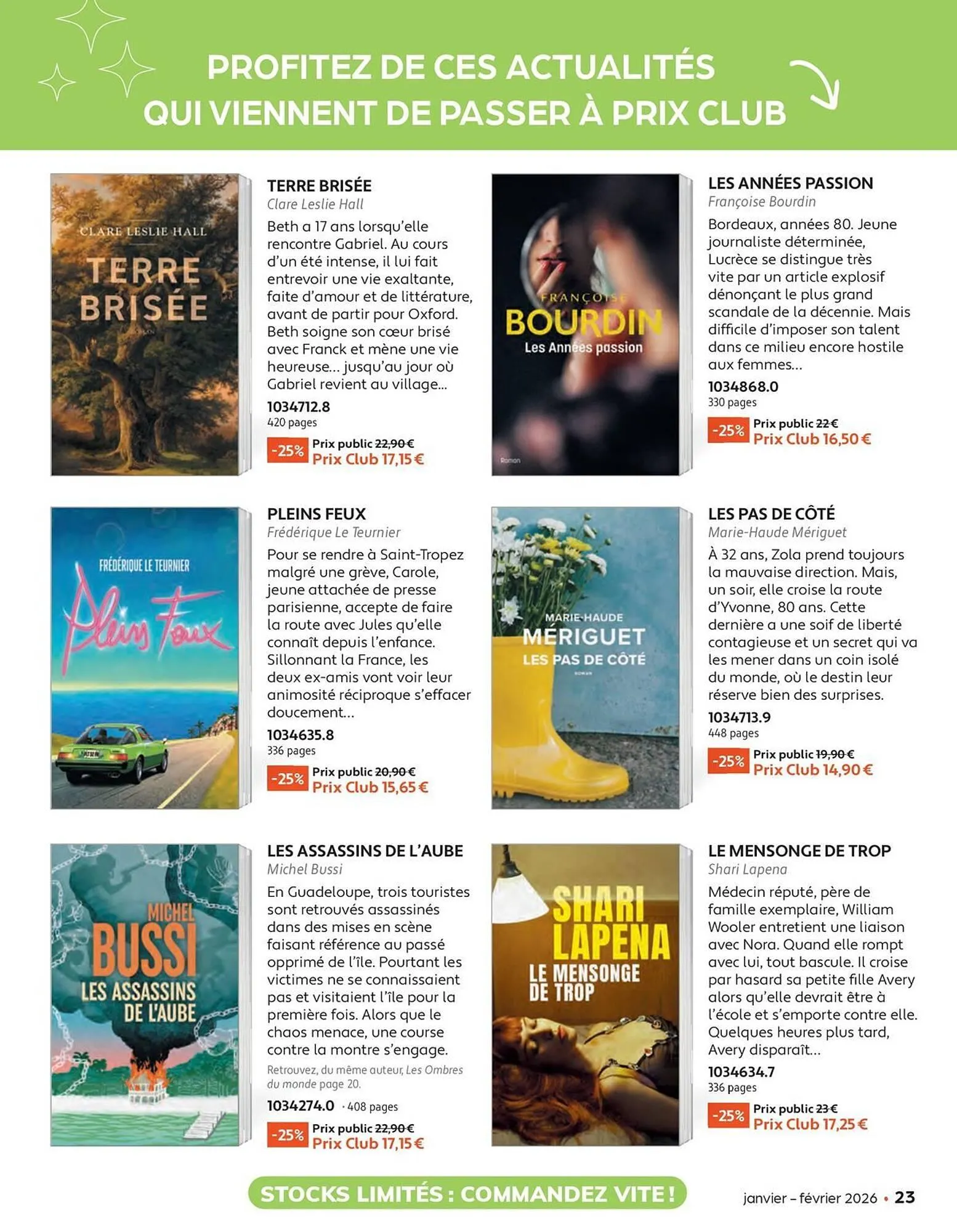 Catalogue France Loisirs du 1 janvier au 28 février 2026 - Catalogue page 23