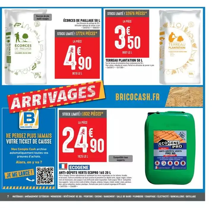 Venez profitez des nouveaux arrivages Brico Cash ! du 28 février au 13 mars 2025 - Catalogue page 7